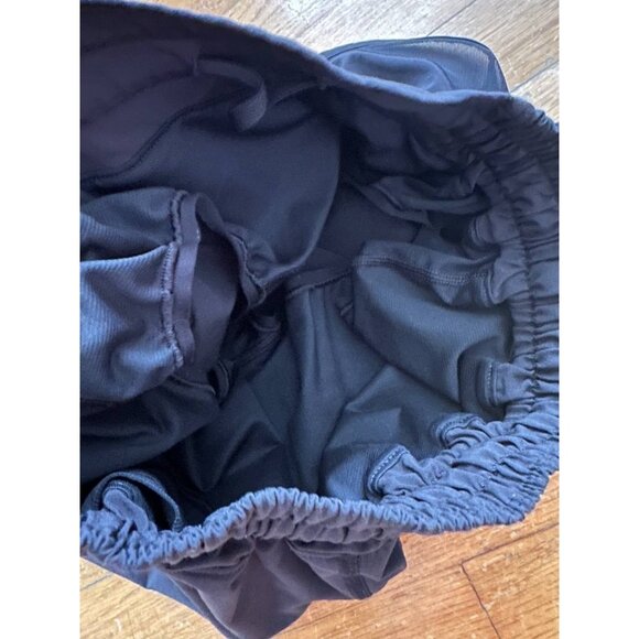 Lululemon Blue Shorts Swift Lined True black Reflective Pocket S A000981 - Picture 6 of 9